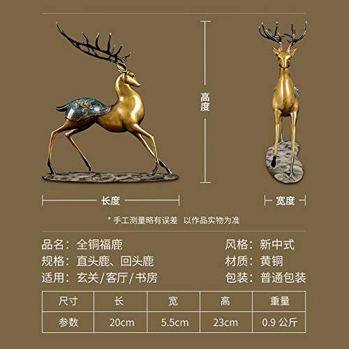 1036 鹿 シカ ブロンズ 像 金属製 大型ステンレス鋼彫刻+